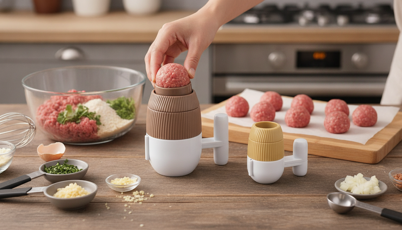 Round Meatball Maker Spoon: Even Meatballs in Minutes